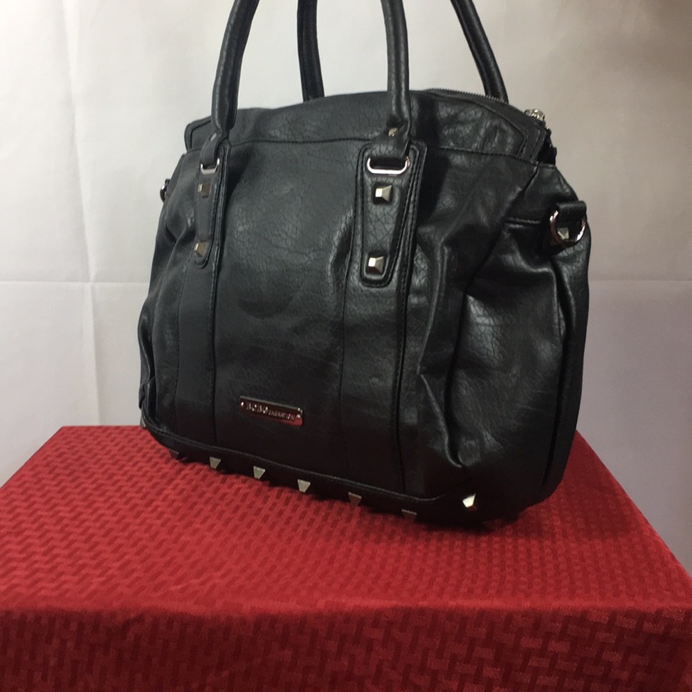 BCBGeneration Black Spiked Handbag Purse